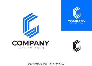 vector letter c logo premium template