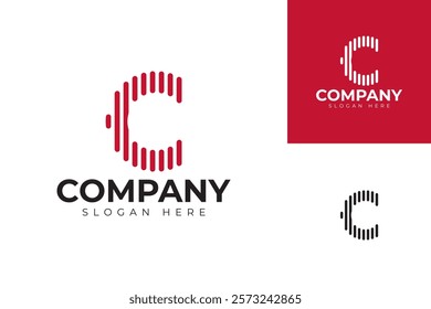 vector letter c logo premium template