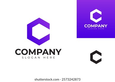 vector letter c logo premium template