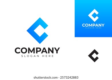 vector letter c logo premium template