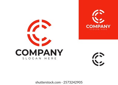 vector letter c logo premium template