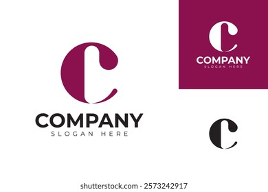 vector letter c logo premium template