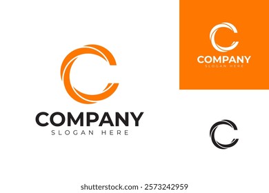 vector letter c logo premium template