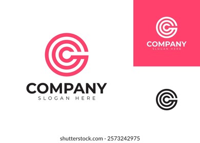 vector letter c logo premium template