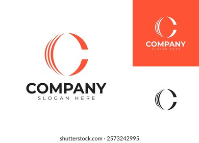 vector letter c logo premium template