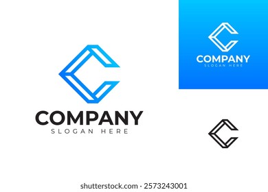 vector letter c logo premium template