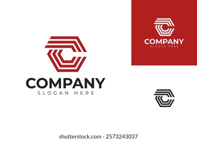 vector letter c logo premium template