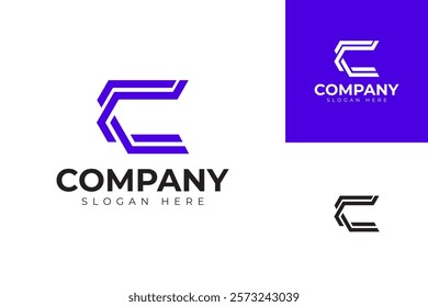 vector letter c logo premium template