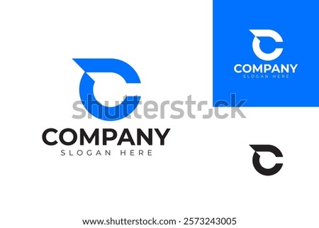 vector letter c logo premium template