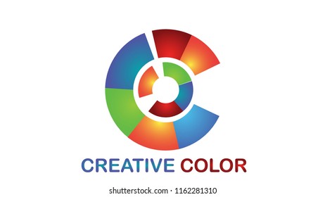 vector letter c logo tempalte