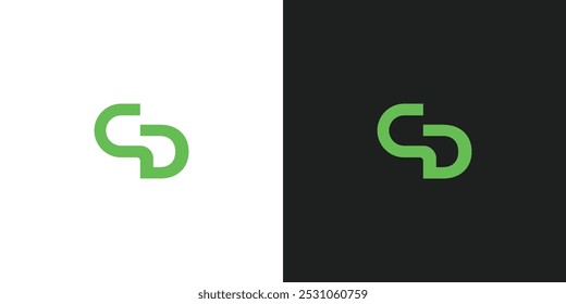 Vector Letter CD Logo Design