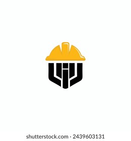 Vector letter I construction logo design template inspiration, vector illustration.