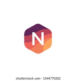 vector letter  creative and beauty background