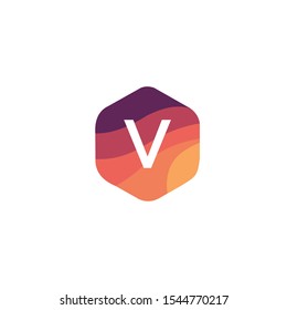 vector letter  creative and beauty background