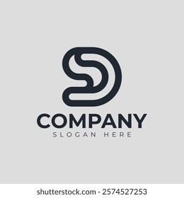 vector letter d logo premium template