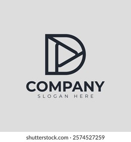 vector letter d logo premium template