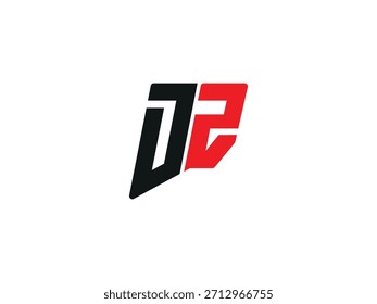 Letra de Vector DZ diseño de logotipo de monograma ZD diseños de logotipo de Vector, DZ logo