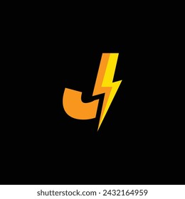 Vector letter e bolt logo design template inspiration, vector illustration.