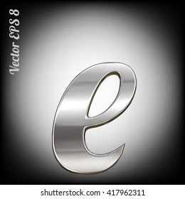 Vector Letter E Metal Alphabet Lovercase Stock Vector Royalty Free vector-letter-e-metal-alphabet-lovercase-stock-vector-royalty-free