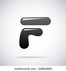Vector letter F logo icon design template