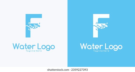 Logo-Design des VectorLetter F-Logos