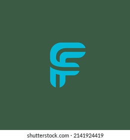 Vektorbrief F logotype. Designvorlage für das Anwendungssymbol gestrichen. Universelles flaches Vektorlogo-Logo