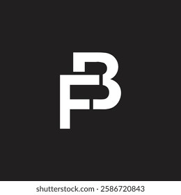 Vector letter FB or BF logo design template inspiration art icon logo design initial and elegant awesome trendy professional concept.