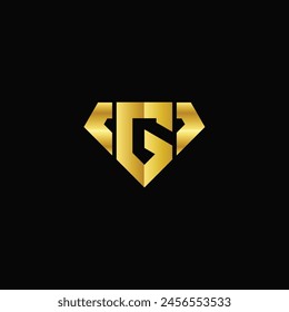 Vector letter G diamond logo design template inspiration, vector illustration.