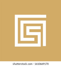 vector Letter g line logo design. Linear creative monochrome monogram symbol. Universal elegant vector sign design. Premium business logotype. Graphic alphabet symbol for corporate business identity