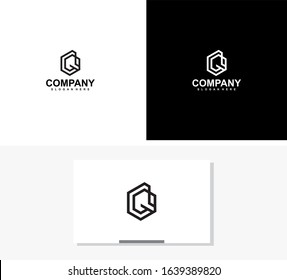 vector Letter G line logo design. Linear creative monochrome monogram symbol. Universal elegant vector sign design. Premium business logotype. Graphic alphabet symbol for corporate business identity
