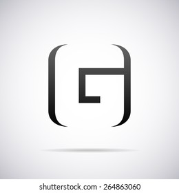 Vector letter G logo icon design template