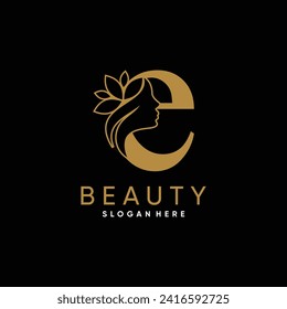 Diseño de logotipo de icono de letra vectorial