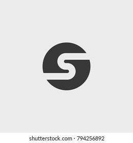 Vector letter icon. Logo for your design.