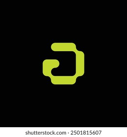 Vector letter J Abstract technology logotype design template inspiration, vector illustration.