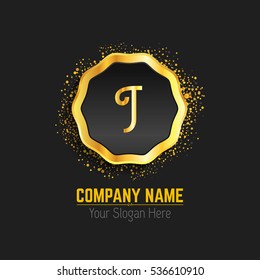 Vector Letter J Business Luxury Logo template Calligraphy template

