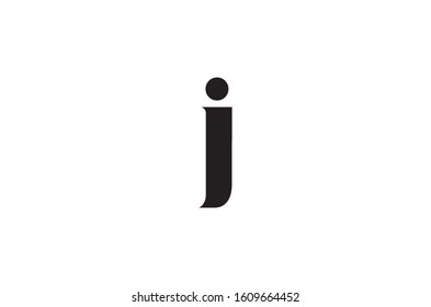 vector Letter J graphic design