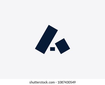 Vector letter A logo design template. Alphabet label for branding and identity. Lettering emblem sign isolated on background. ABC typeface character symbol illustration