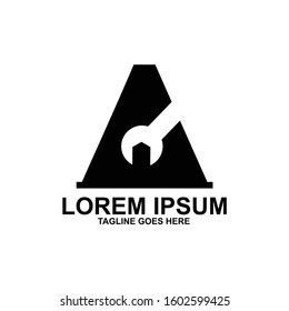 Vector Letter A Logo Icon Design Template