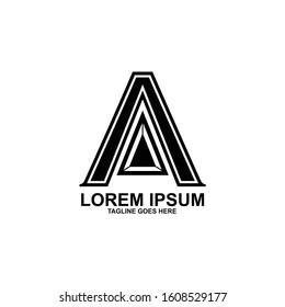 Vector Letter A Logo Icon Design Template