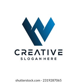 Vector letter logo icon design template