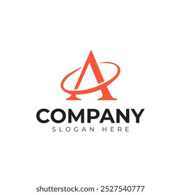 Vector Letra A Logotipo Plantilla Premium