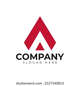 Vector Letra A Logotipo Plantilla Premium