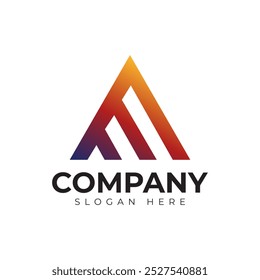 vector letter a logo premium template
