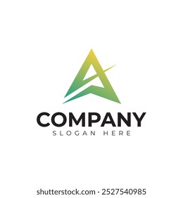 vector letter a logo premium template
