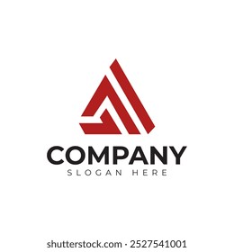 Vector Letra A Logotipo Plantilla Premium