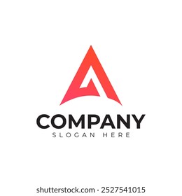 Vector Letra A Logotipo Plantilla Premium