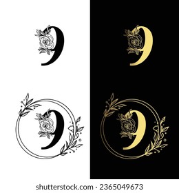 Vector letter a luxury logo