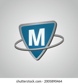 Vector Letter M Technology Logo