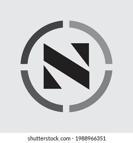 vector of letter N logo illustration design template