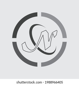 vector of letter N logo illustration design template